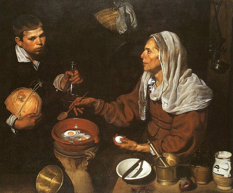 Diego Velazquez An Old Woman Cooking Eggs oil painting image